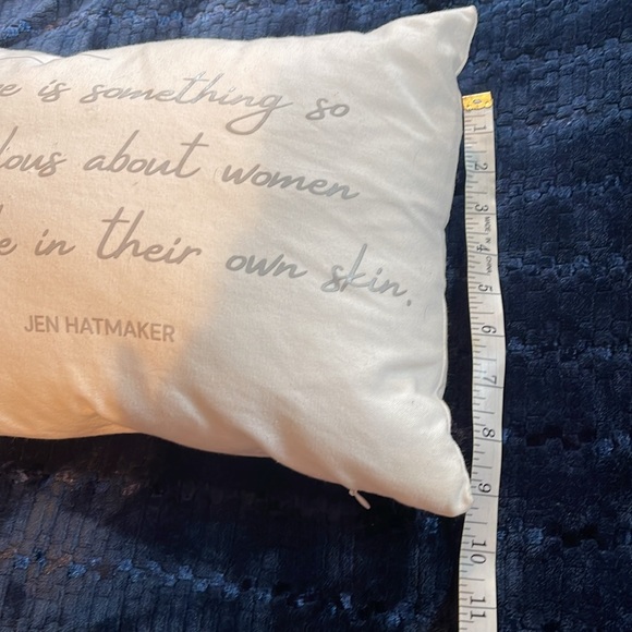 Jen Hatmaker pillow and hats 🌲 - Picture 3 of 9